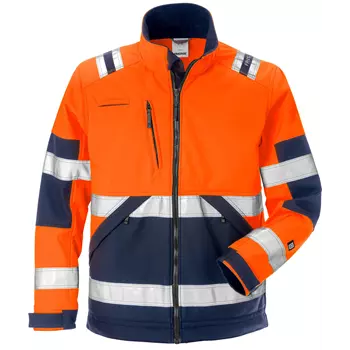 Fristads Gen Y softshell jacket 4083, Hi-vis Orange/Marine