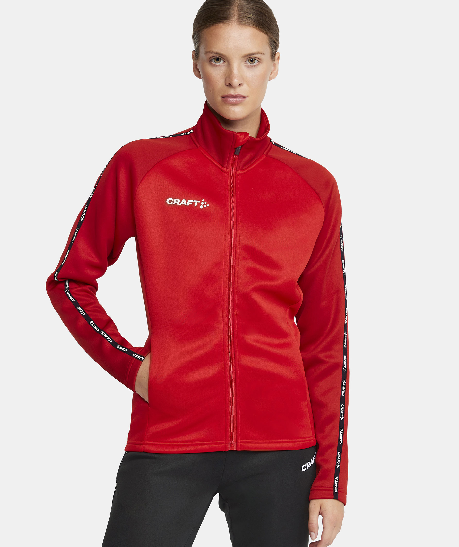 Craft Squad 2.0 dame cardigan, Bright Red-Express, large image number 4