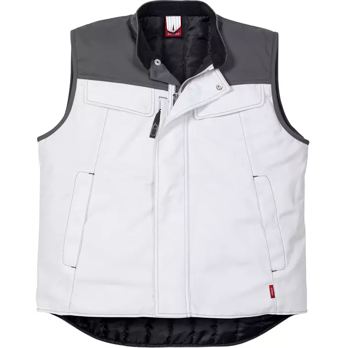 Kansas Icon work vest, White/Grey, large image number 0
