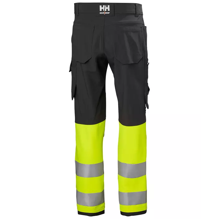 Helly Hansen Alna 4X work trousers full stretch, Hi-vis yellow/Ebony, large image number 2