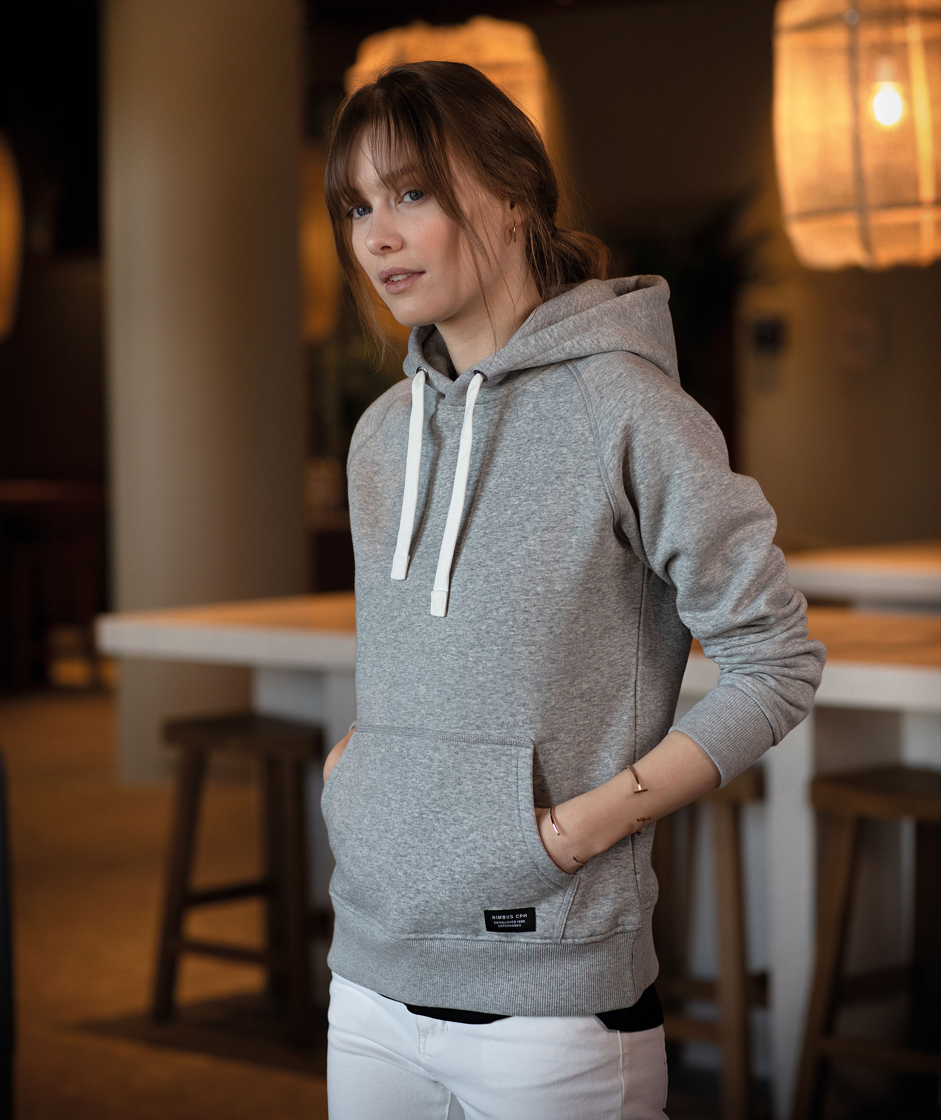 Nimbus Brownsville women's hoodie, Grey melange, large image number 1