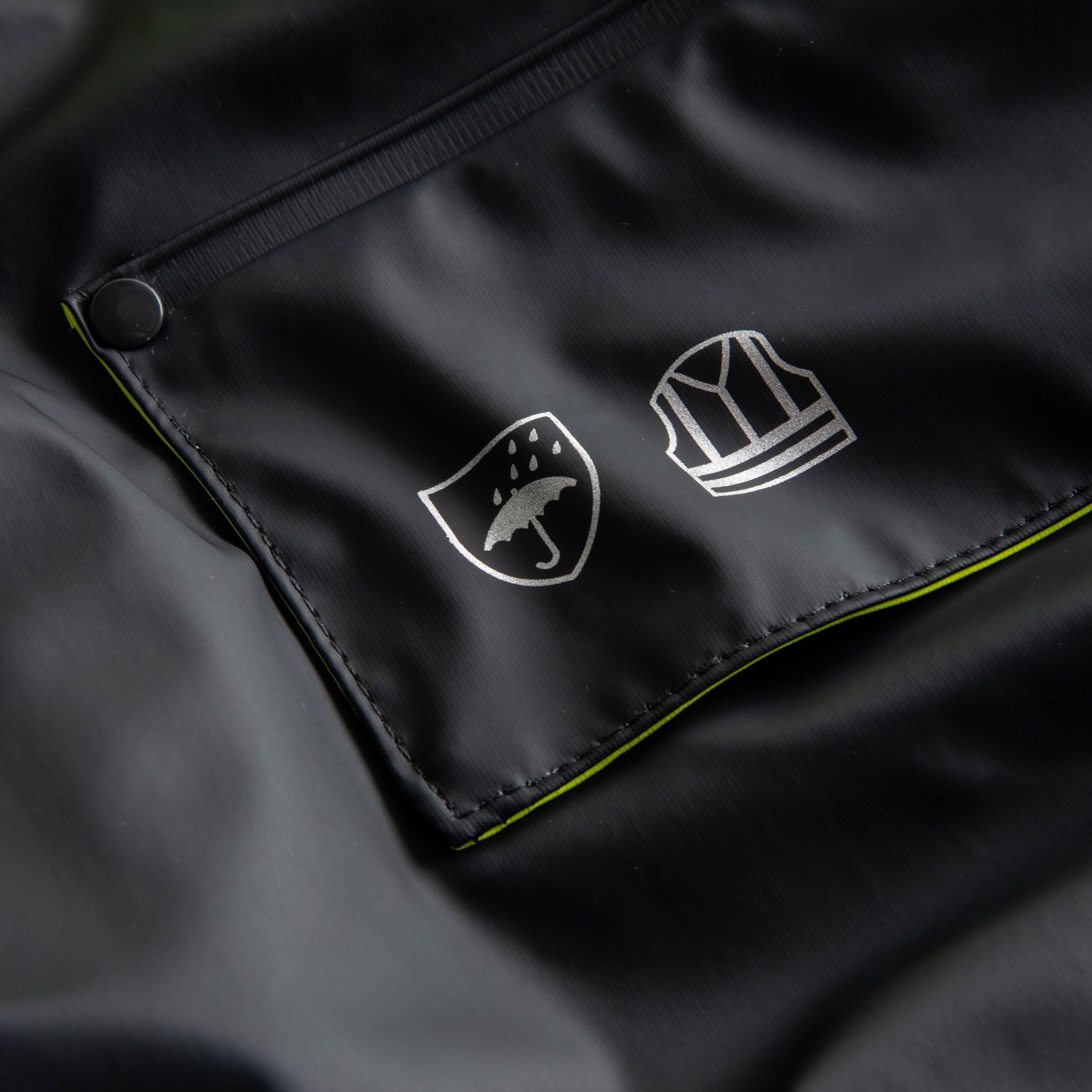 Lyngsoe termooverall, Varsel yellow/marinbl&aring;, large image number 3