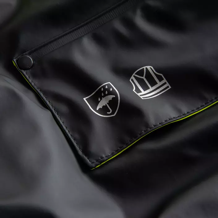 Lyngsøe PU vinterkedeldragt, Hi-Vis gul/marine, large image number 3