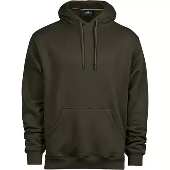 Tee Jays sweatshirt / hettegenser, Mørke oliven