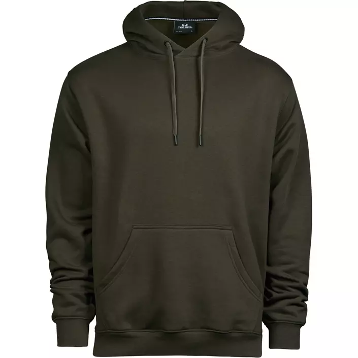 Tee Jays sweatshirt / hettegenser, Mørke oliven, large image number 0