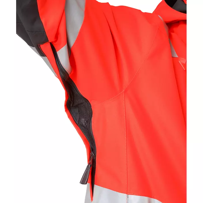 Helly Hansen Alna 2.0 shell jacket, Hi-vis red/charcoal, large image number 2
