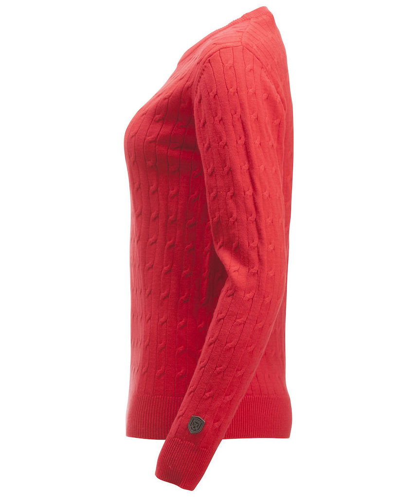 Cutter & Buck dame striktr&oslash;je, R&oslash;d