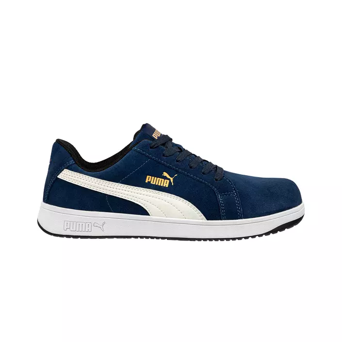 Puma Iconic Suede safety shoes S1P, Navy, large image number 0