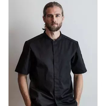 Segers 1011 short-sleeved chef shirt, Black
