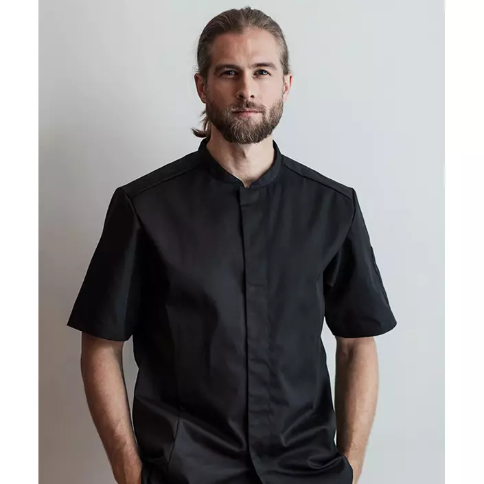 Segers 1011 short-sleeved chef shirt, Black, large image number 1