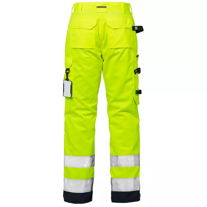 Fristads dame arbejdsbukser 2135, Hi-vis Gul/Marine, large image number 1