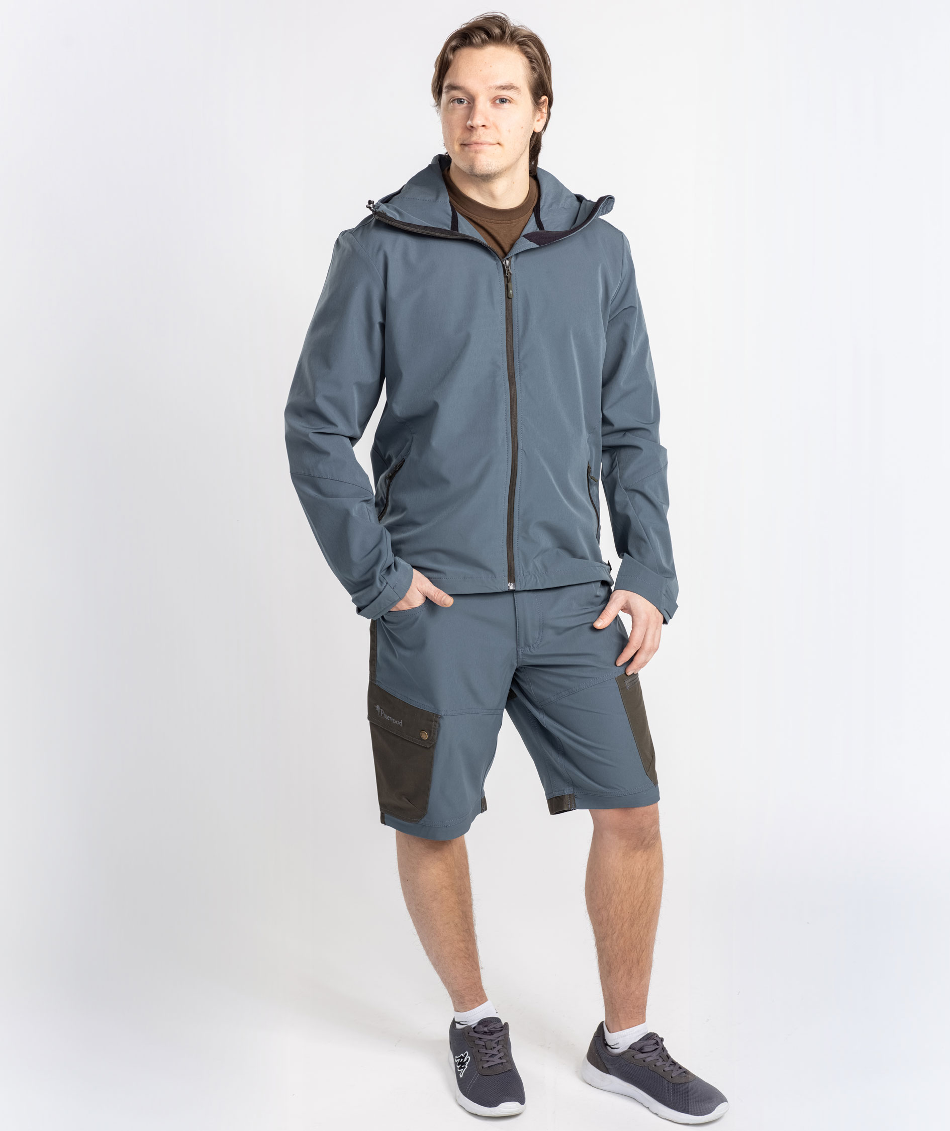 Pinewood Trail stretch jakke, Dark Storm Blue