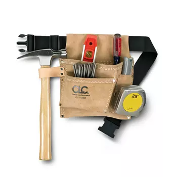 CLC Work Gear 489X læder værktøjsbælte, Sand/Sort
