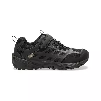 Merrell Moab FST Low A/C WP sneakers for kids, Black/Black