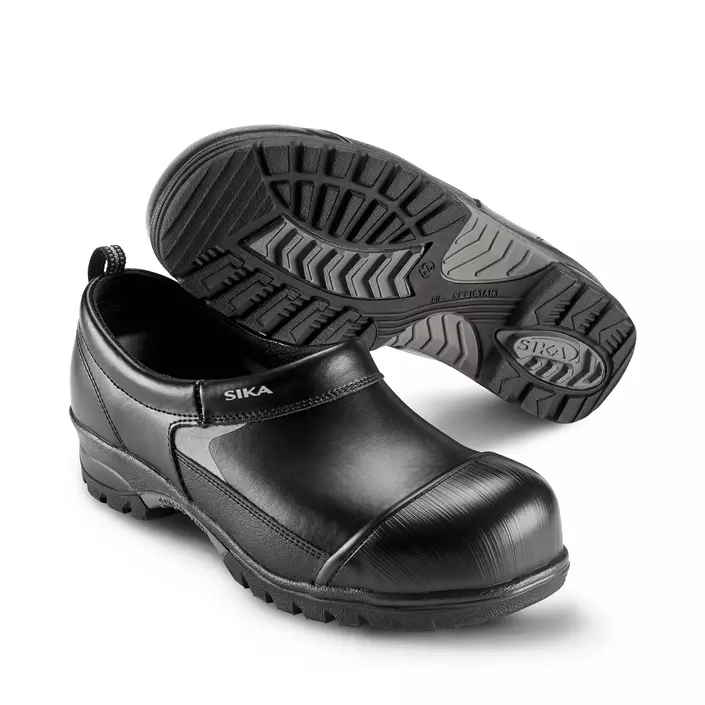 Sika Superclog safety clogs with heel cover S3, Black, large image number 0