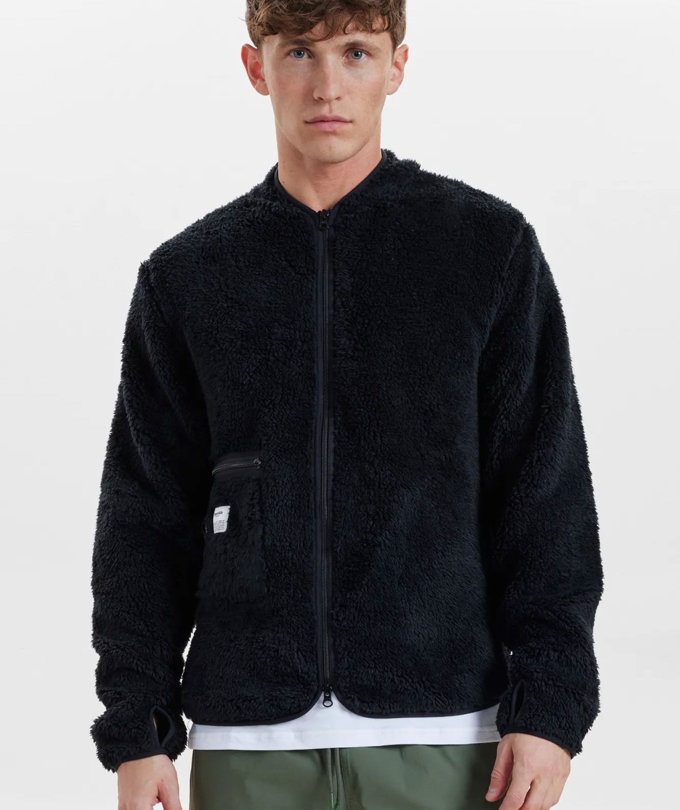 Rester&ouml;ds pile fleece jacket, Black, large image number 1