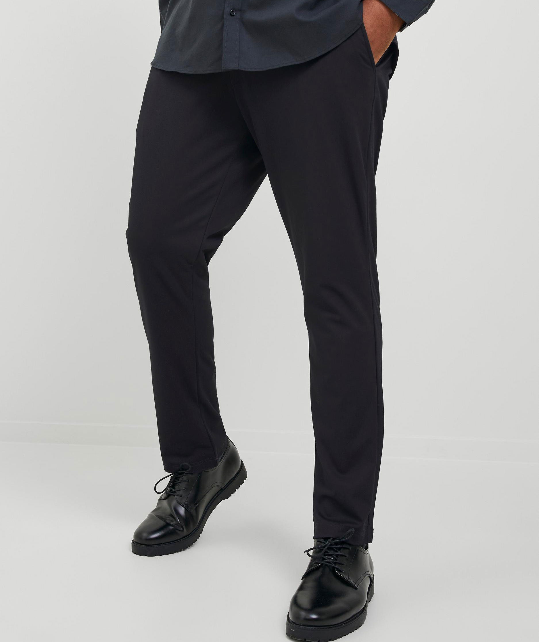 Jack & Jones Plus JPSTMARCO JJCOOPER chinos, Black, large image number 7