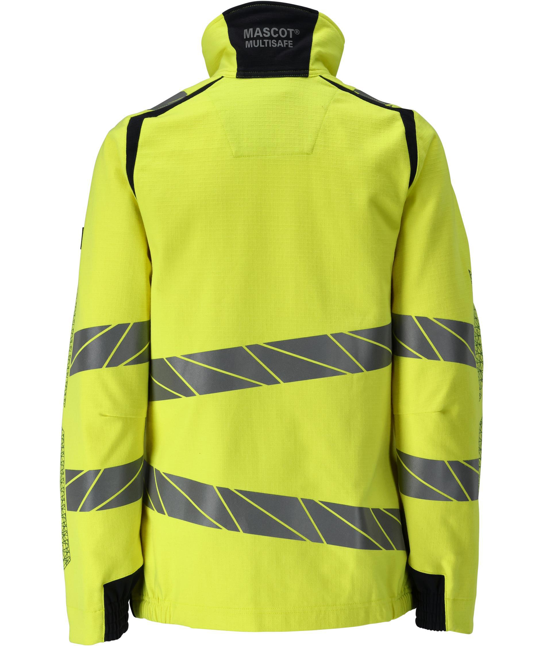Mascot Accelerate Multisafe women's jacket full stretch, Hi-Vis Yellow/Dark Marine