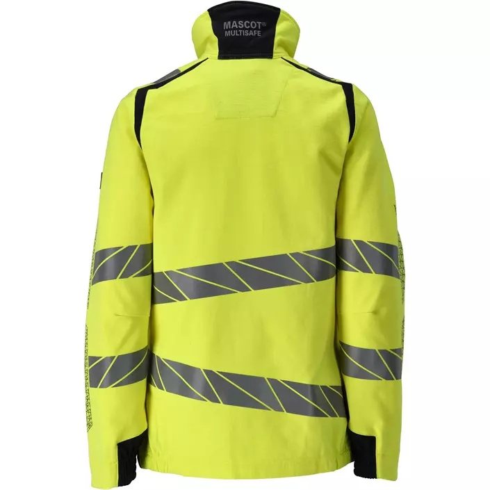 Mascot Accelerate Multisafe damejakke full stretch, Hi-Vis Gul/Mørk Marine, large image number 1
