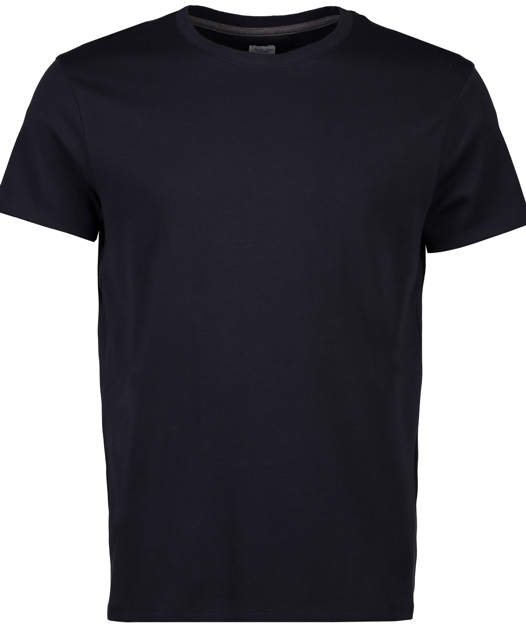 Seven Seas T-shirt med rund hals, Black, Black, swatch