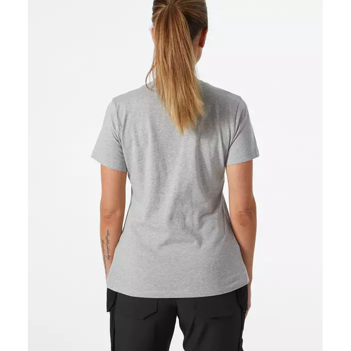 Helly Hansen Classic dame T-shirt, Grey melange , large image number 3