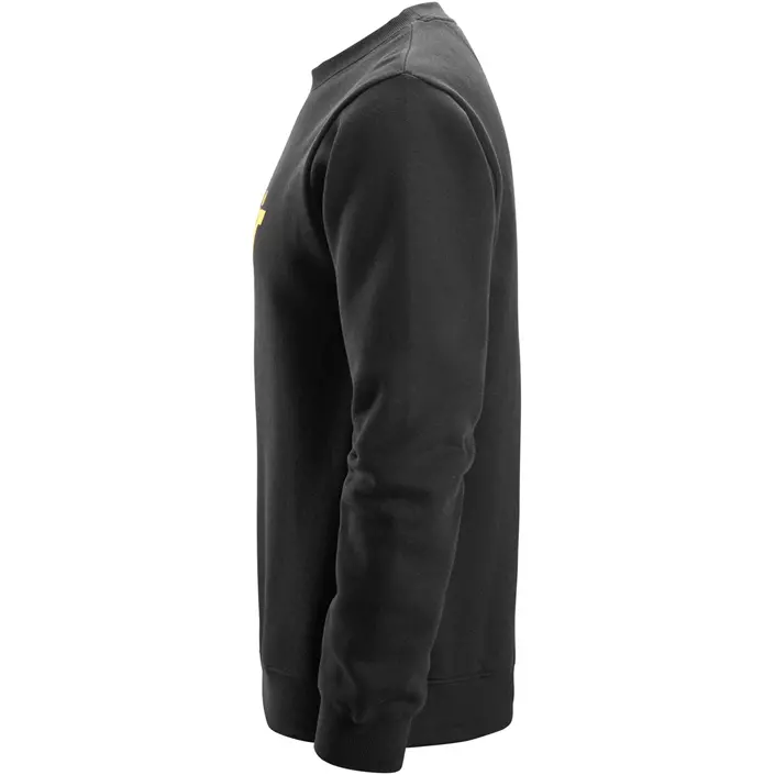 Snickers Logo Sweatshirt 2898, Black, large image number 3