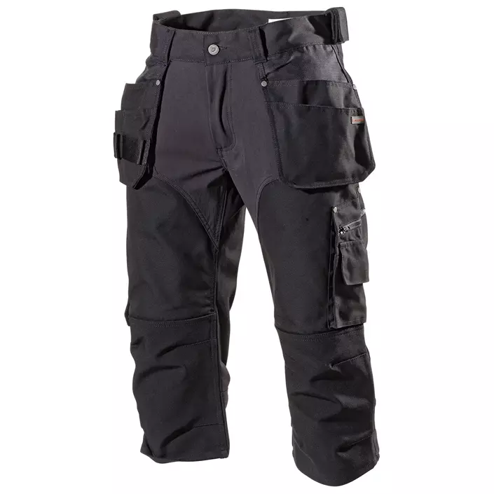 L.Brador craftsman knee pants 125PB, Black, large image number 0