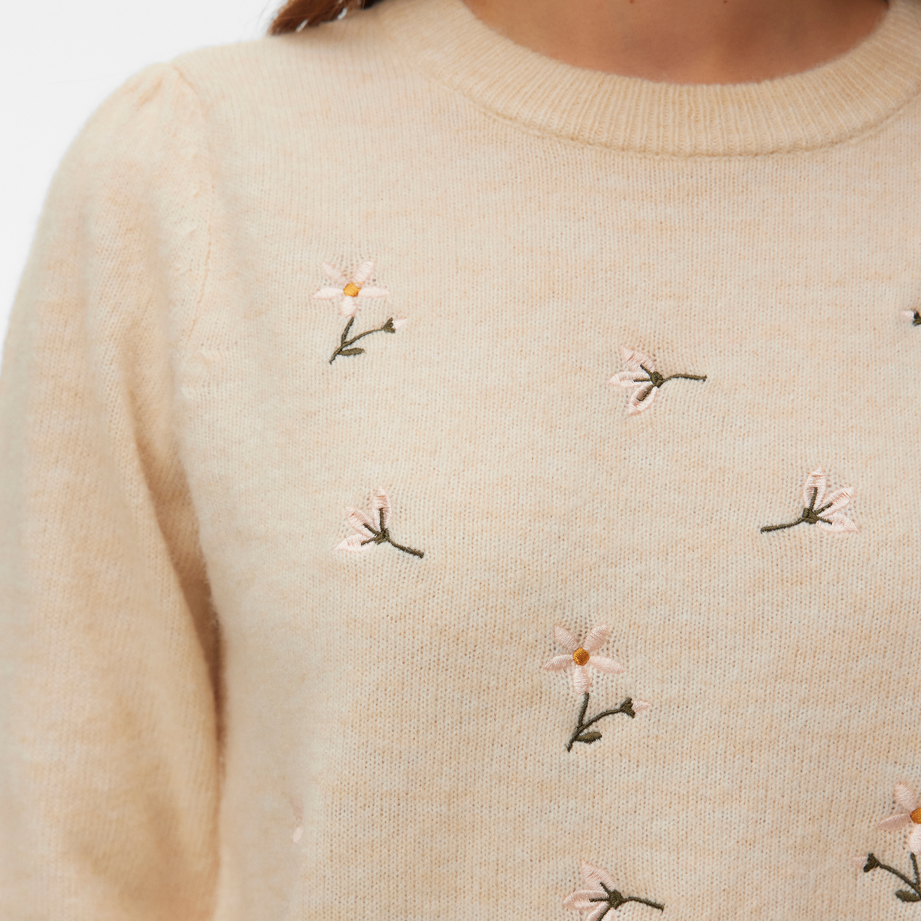 Vero Moda VMFIORELLA dame striktr&oslash;je, Birch, large image number 3