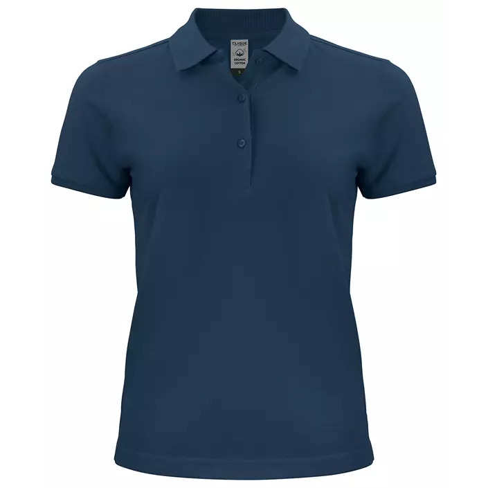 Clique Classic dame polo T-shirt, Mørk navy, large image number 0