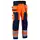 Blåkläder softshell craftsman trousers, Hi-vis Orange/Marine, Hi-vis Orange/Marine, swatch