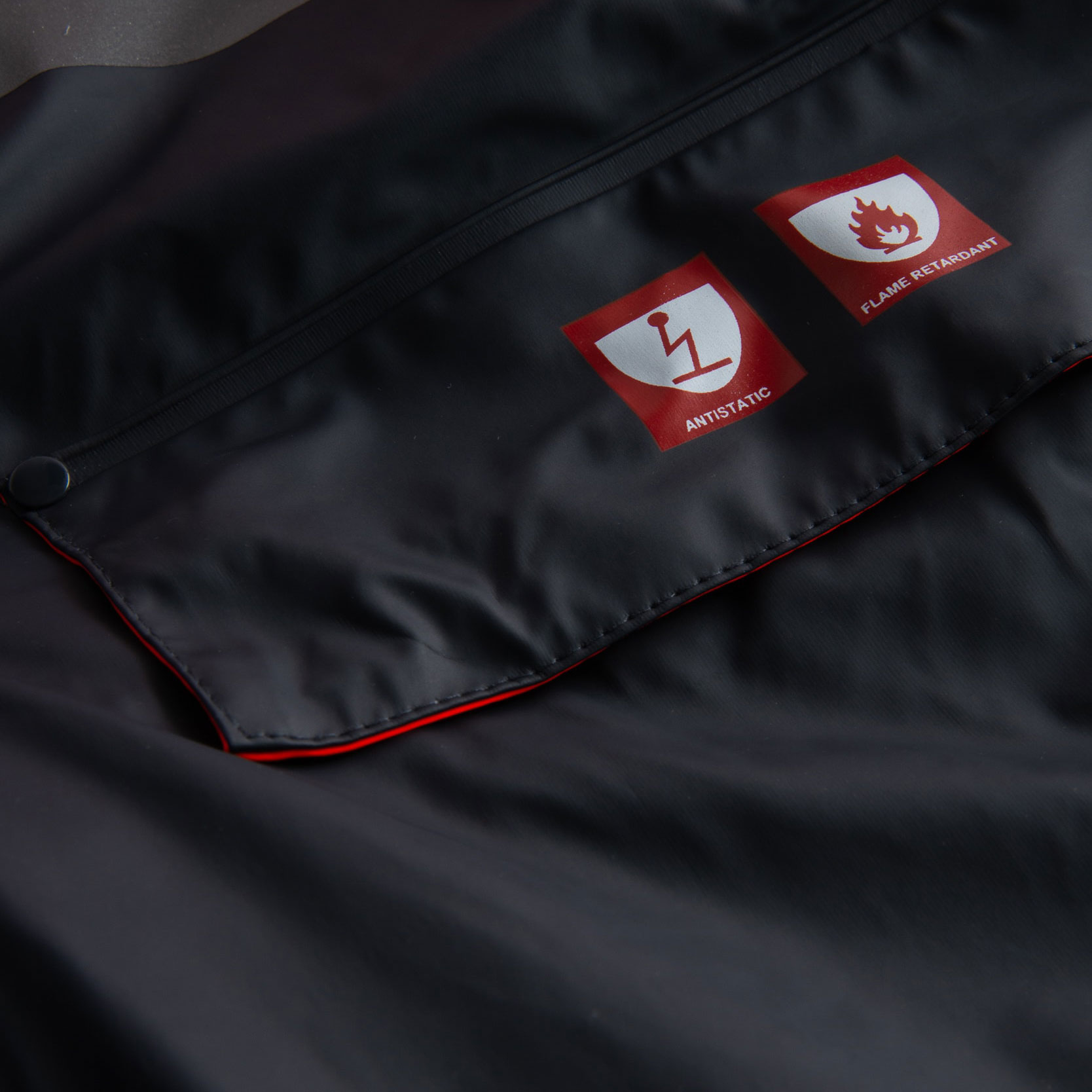 Lyngs&oslash;e Multinorm PU thermal coverall, Hi-vis Orange/Marine, large image number 3