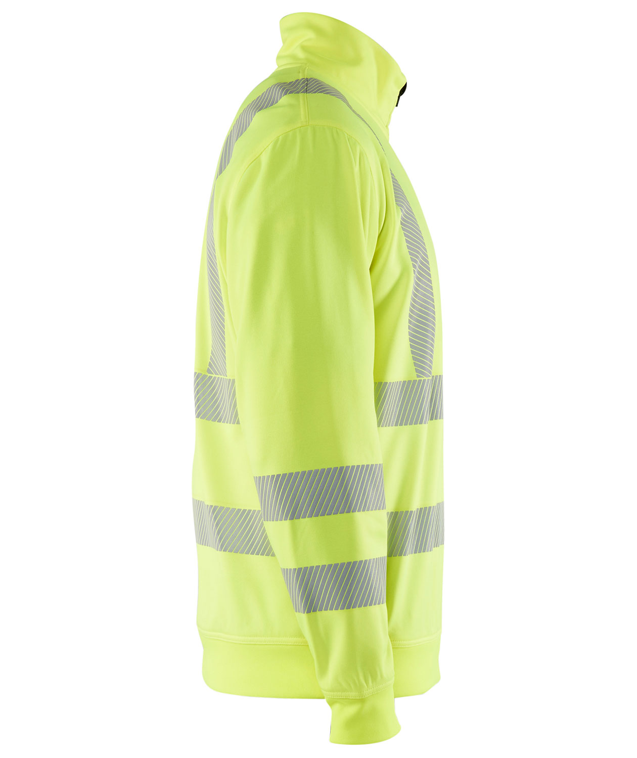 Bl&aring;kl&auml;der half zip sweatshirt, Hi-Vis Yellow, large image number 2