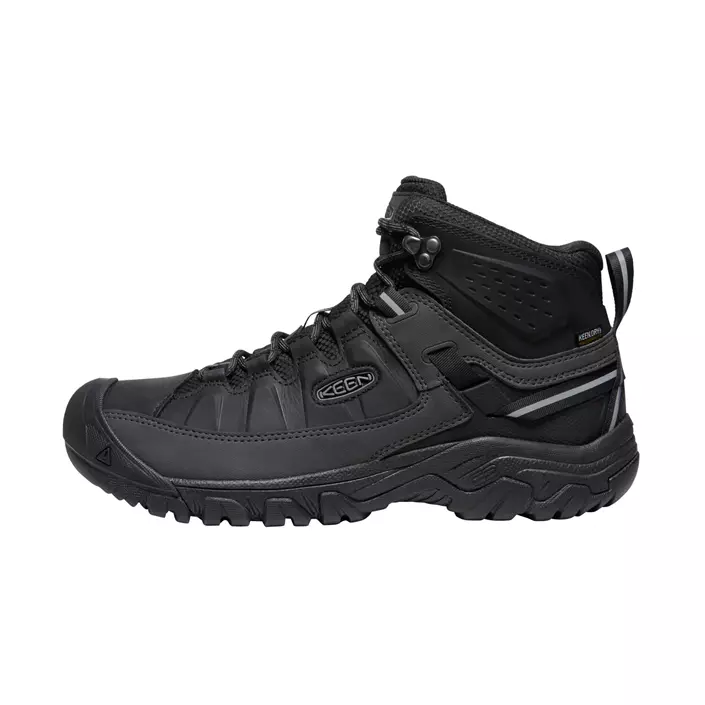 Keen Targhee III MID WP Wanderstiefeletten, Triple Black, large image number 1