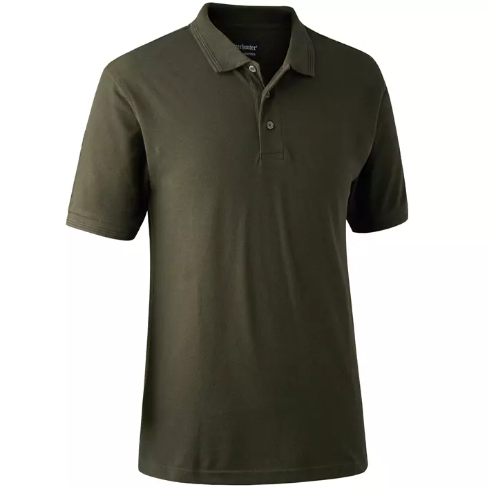 Deerhunter Redding polo shirt, Dark Green, large image number 0