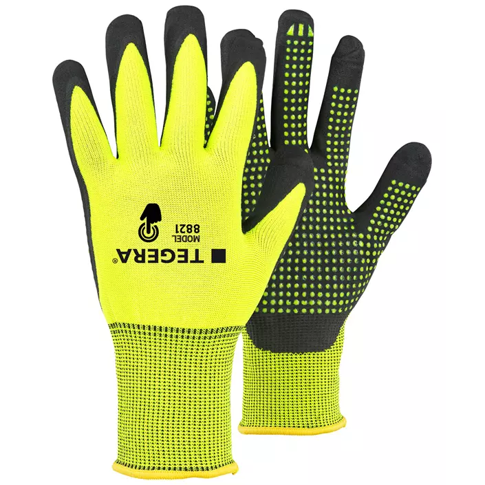 Tegera 8821 work gloves, Yellow/Black, large image number 0