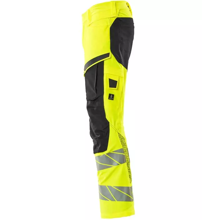 Mascot Accelerate Safe work trousers full stretch, Hi-vis Yellow/Black, large image number 2