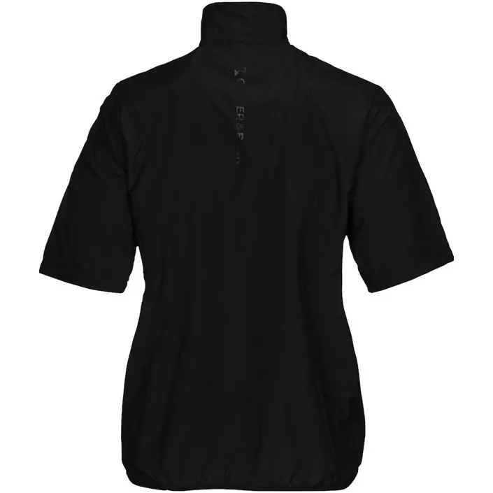 Cutter & Buck La Push women's halfzip short-sleeved windbreaker, Black, large image number 2
