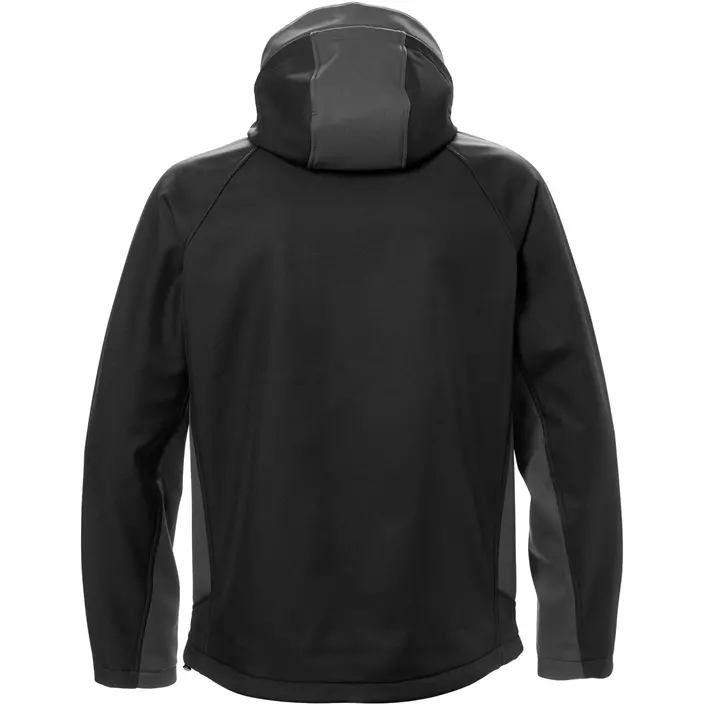 Fristads Acode WindWear softshell jacket 1414, Black/Grey, large image number 1
