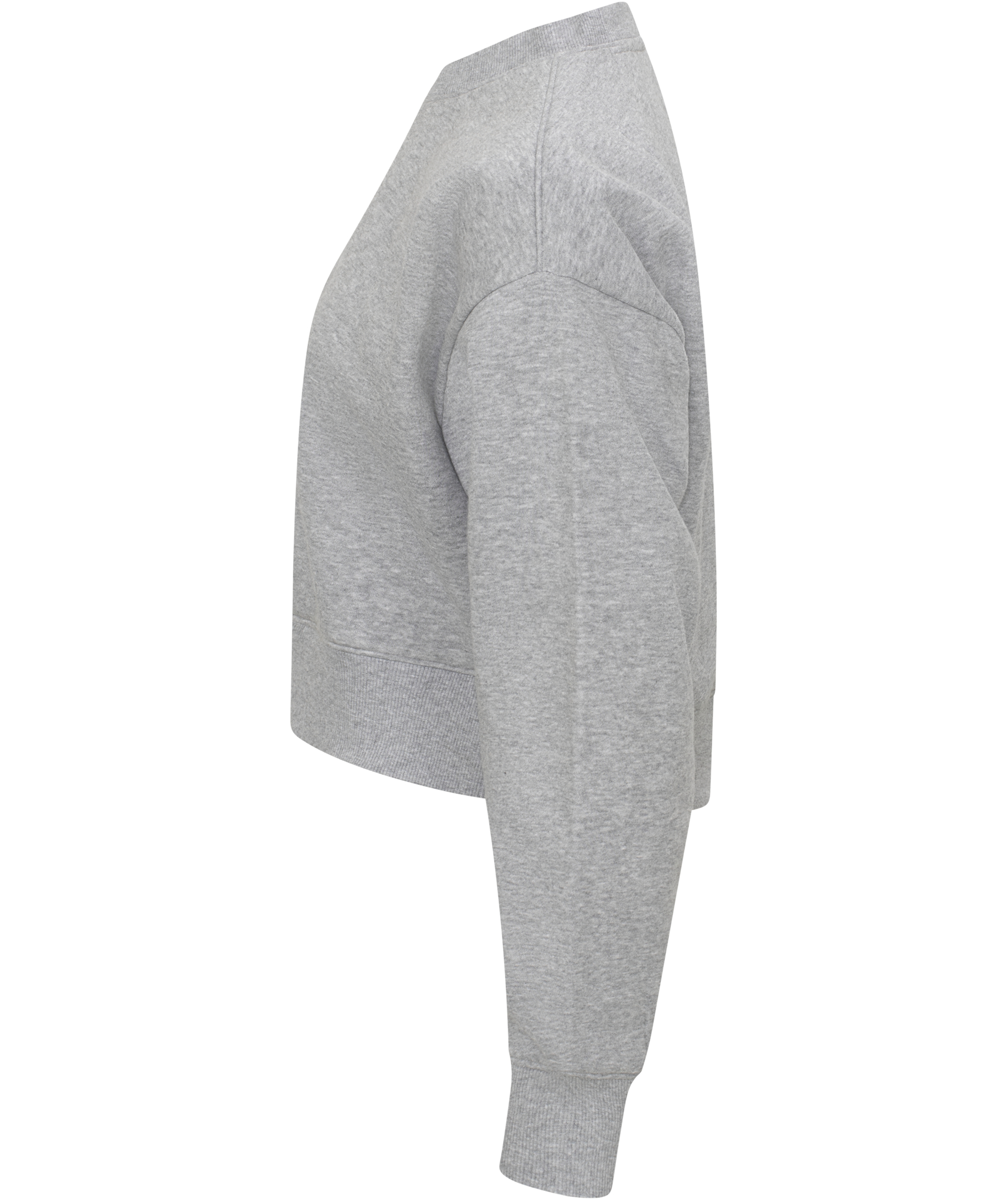 Clique Miami Cropped Damen Sweatshirt, Grey melange, large image number 3