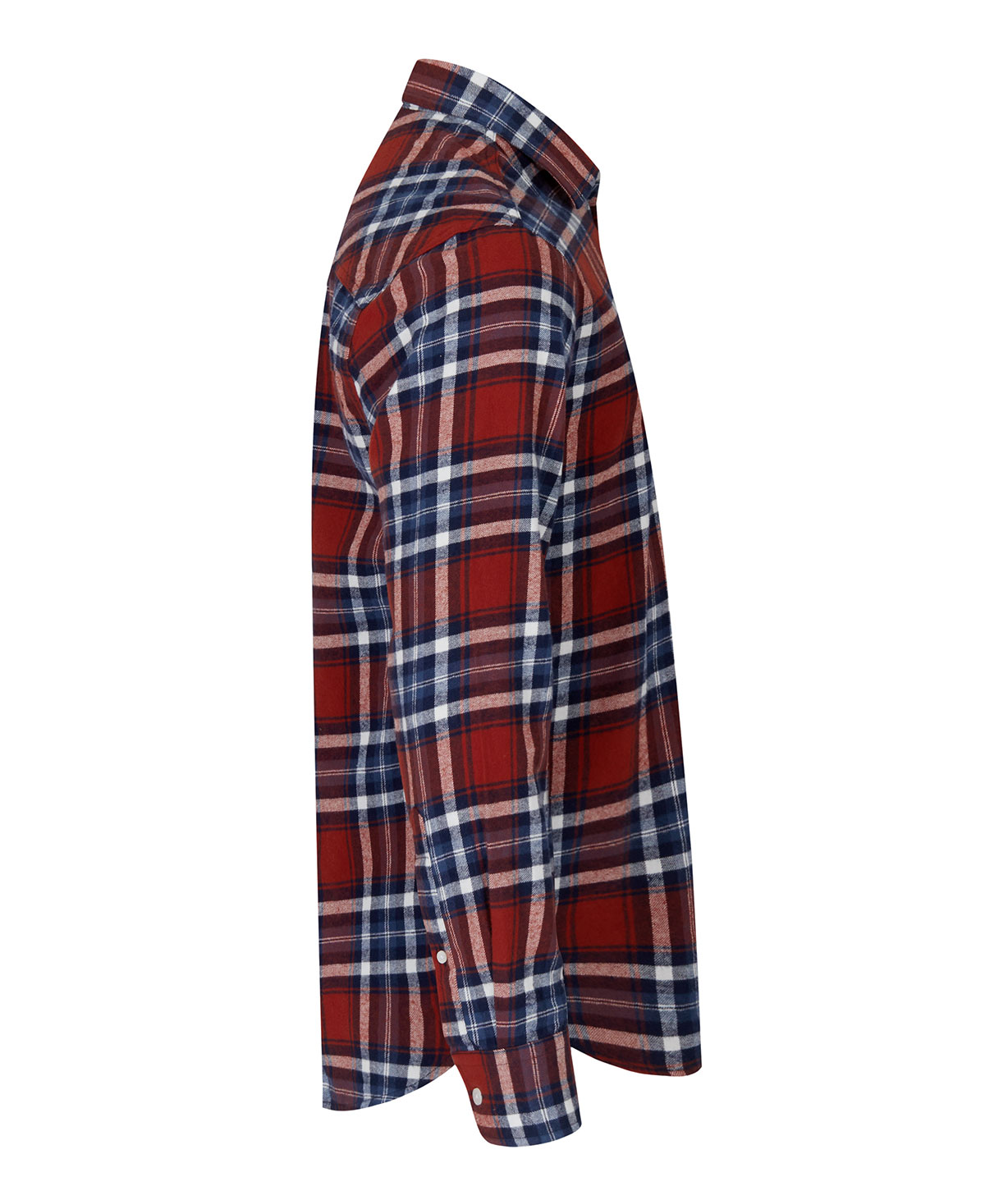 Segers 1227 flannel shirt, Red/Blue, large image number 3