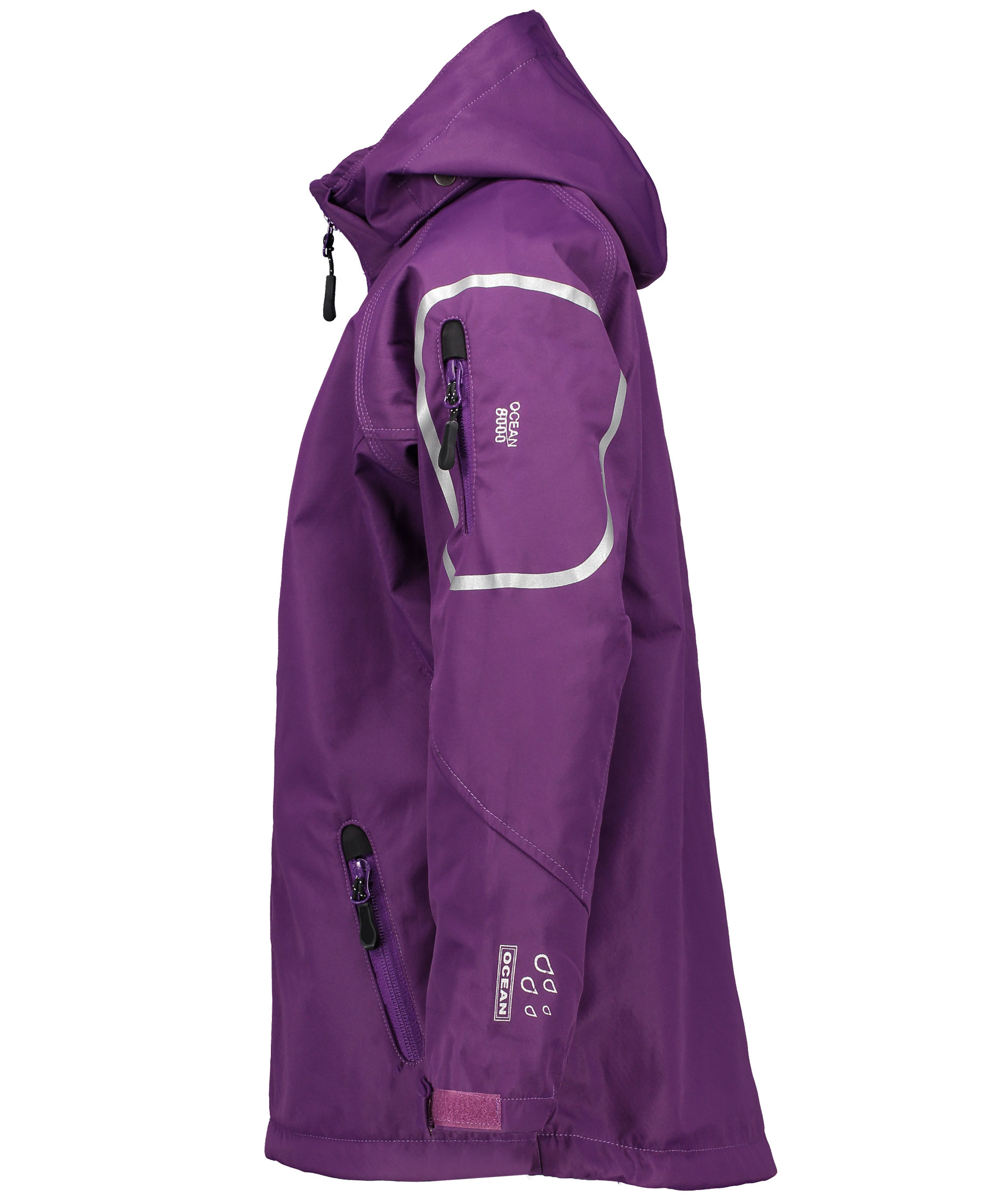 Ocean Tech softshell jacket for kids, Purple, large image number 3