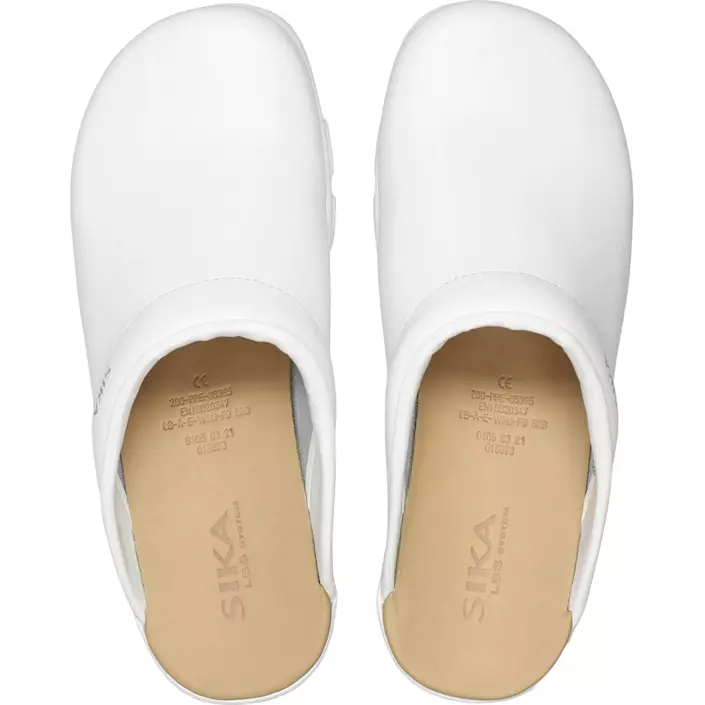 Sika Flex LBS clogs without heel cover OB, White, large image number 3