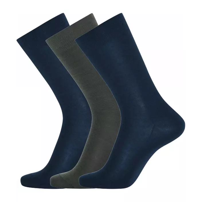 Dovre 3-pack wool socks, Multicolored, large image number 0