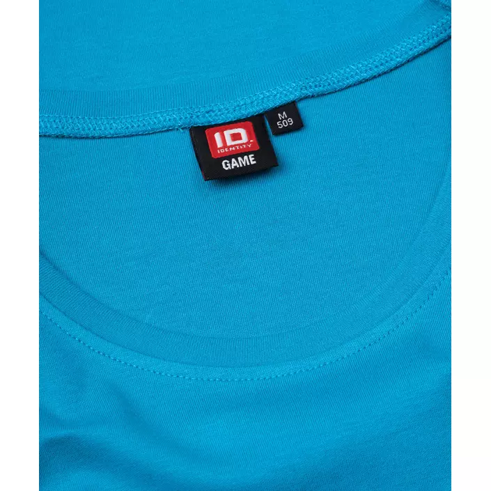 ID Interlock  Langärmliges Damen T-shirt, Türkis, large image number 3