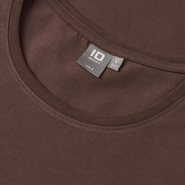 ID dame T-Shirt stretch, Mocca, large image number 3