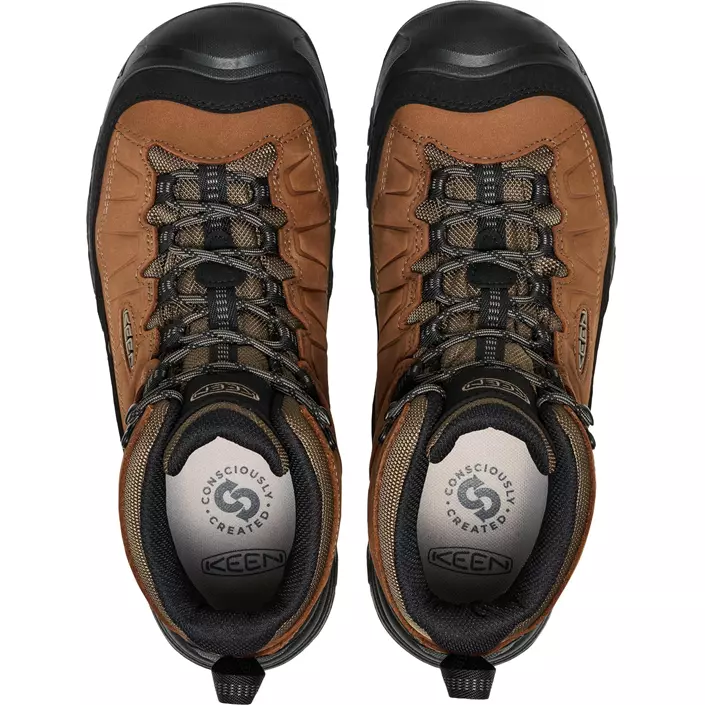 Keen Targhee IV Mid WP vandrestøvletter, Bison/Black, large image number 5