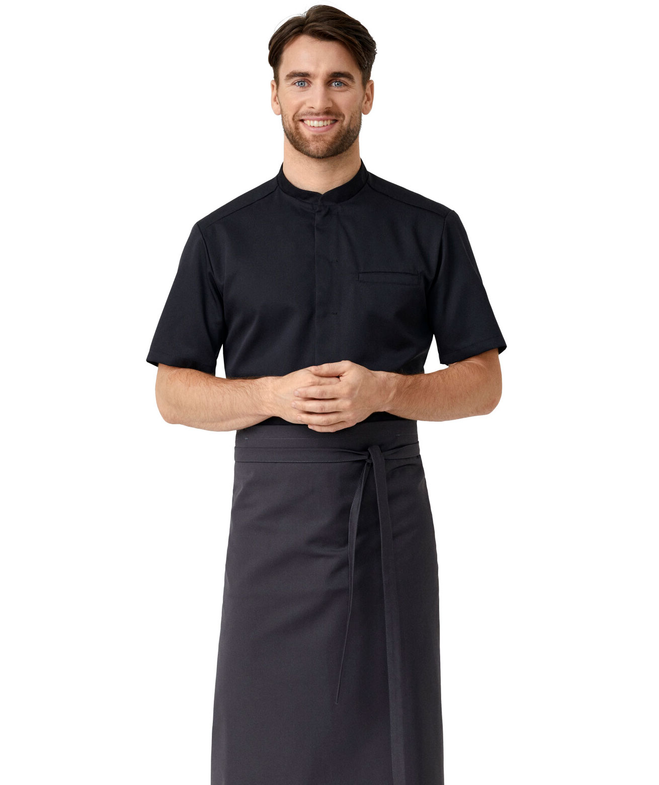 Kentaur Refibra&trade; Tencel kort&aelig;rmet kokkejakke