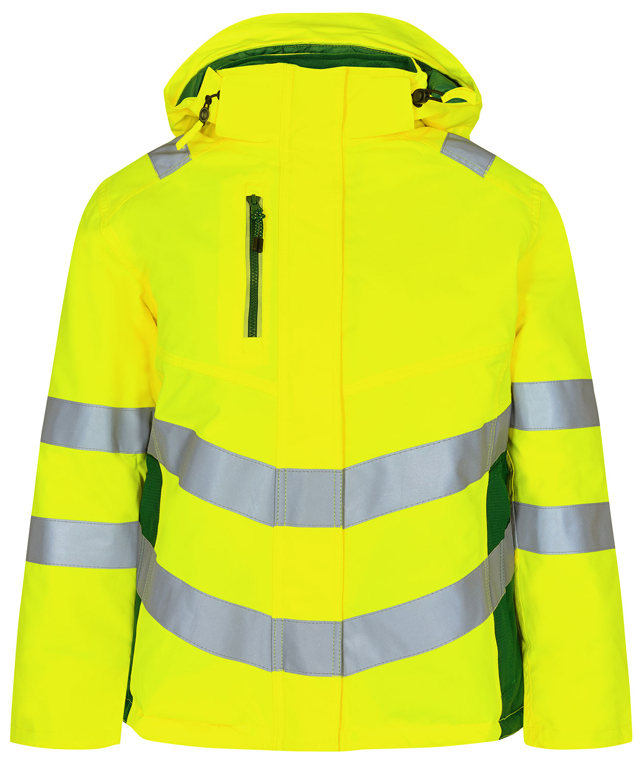 Engel Safety women's winter jacket, Hi-vis yellow/Green