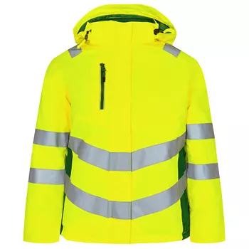 Engel Safety women's winter jacket, Hi-vis yellow/Green