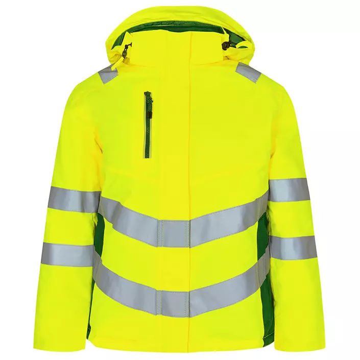 Engel Safety women's winter jacket, Hi-vis yellow/Green, large image number 0